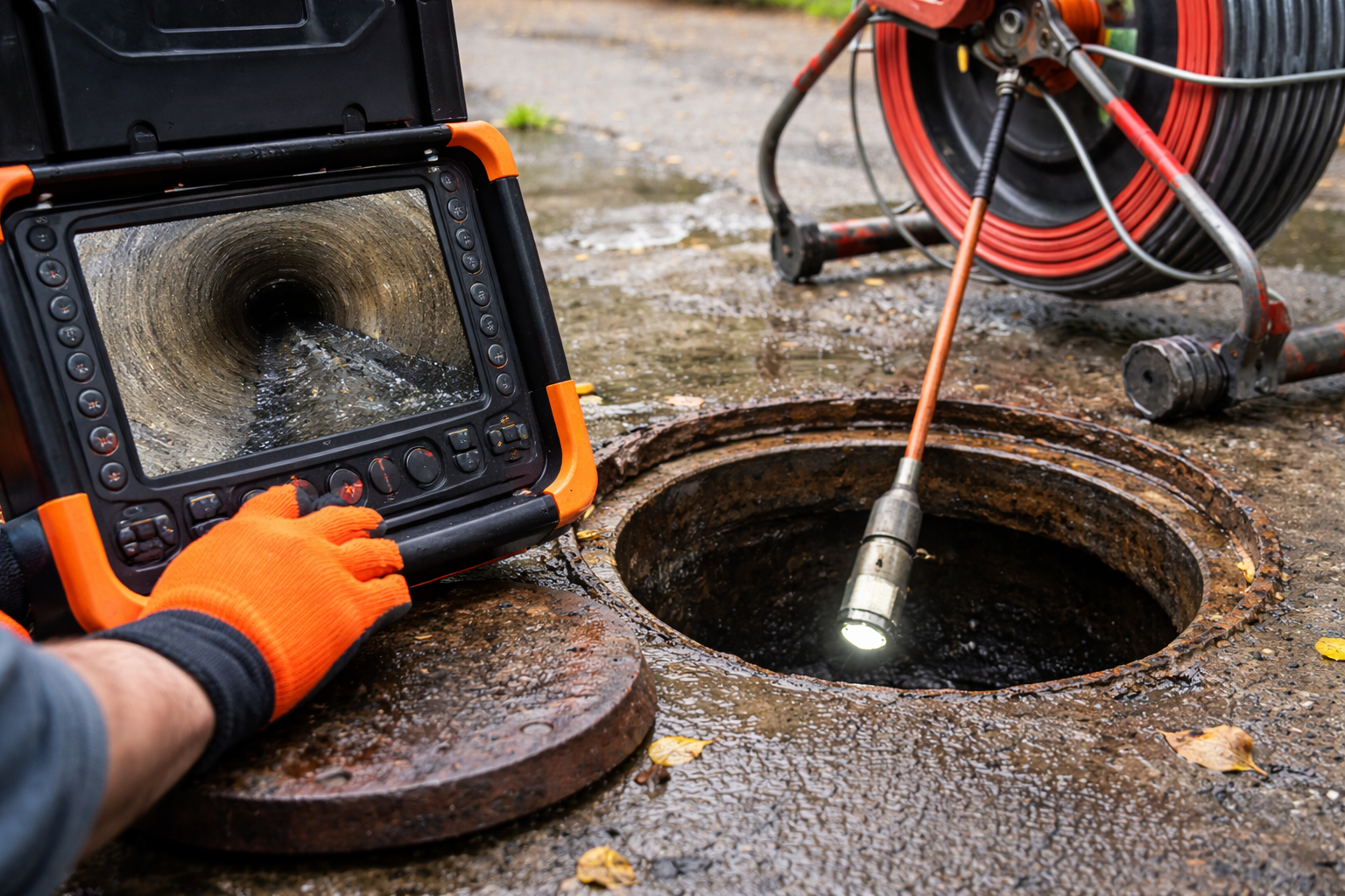 entreprise-assainissement-recherche-fuite-camera entreprise assainissement inspection canalisation parcamera